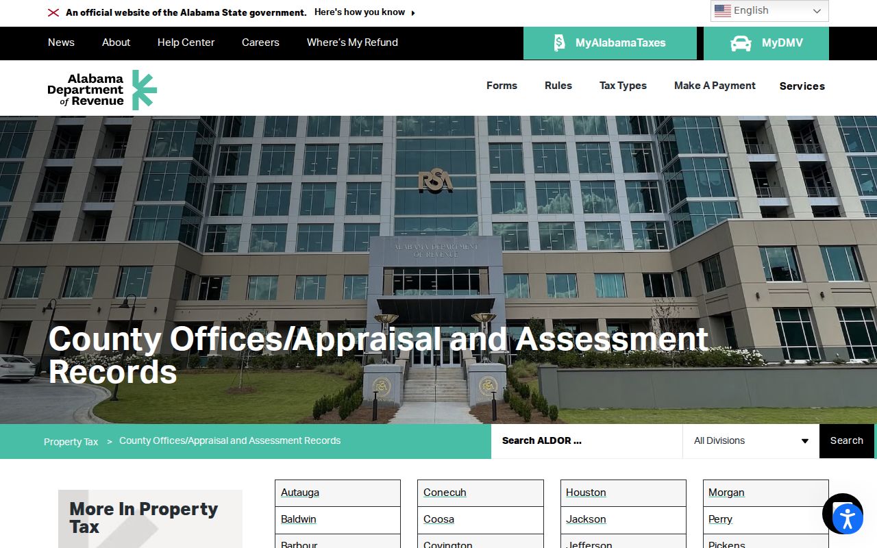 Dothan street directory Alabama appraisal office directory