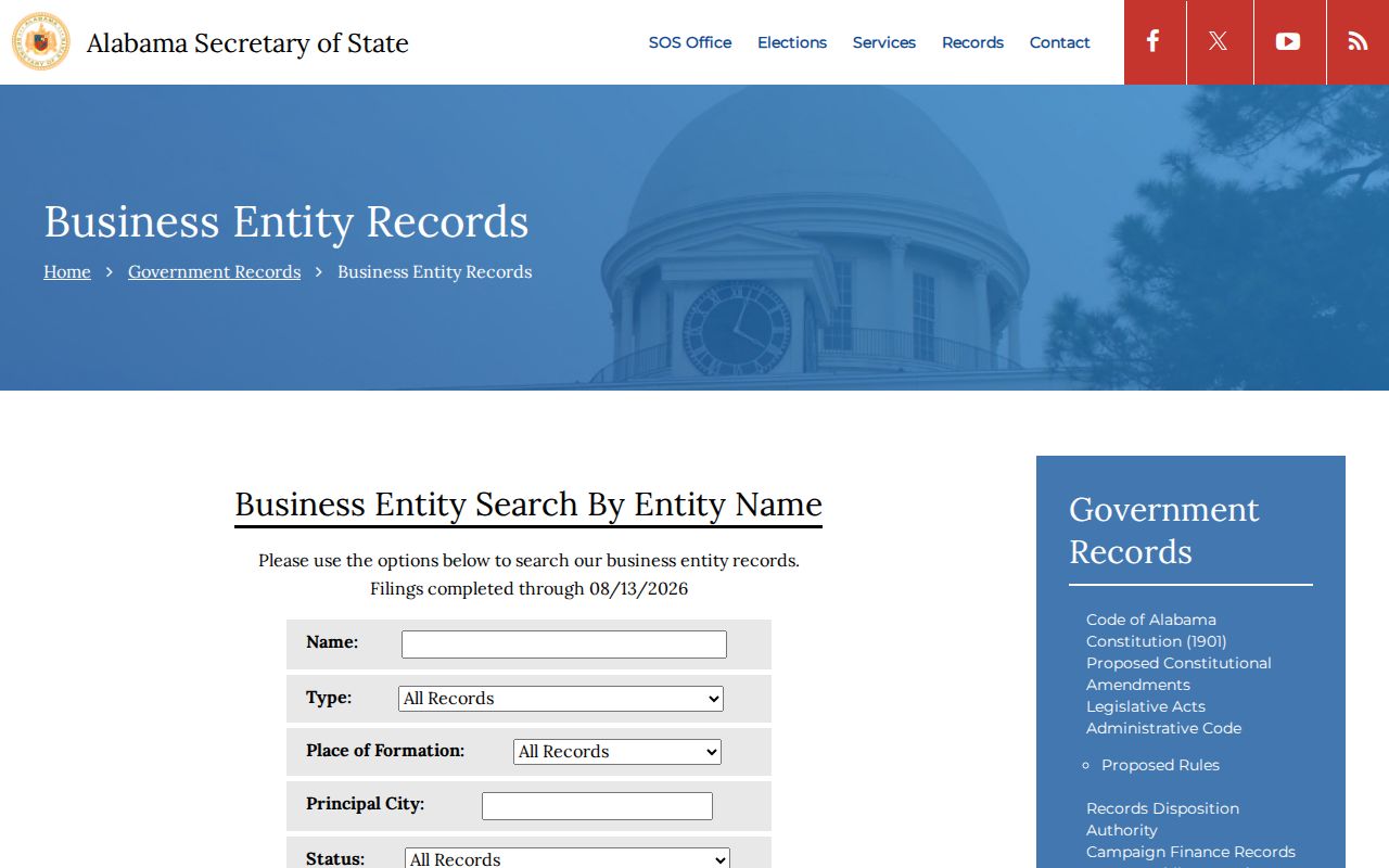 Dothan resident lookup using Alabama business entity records