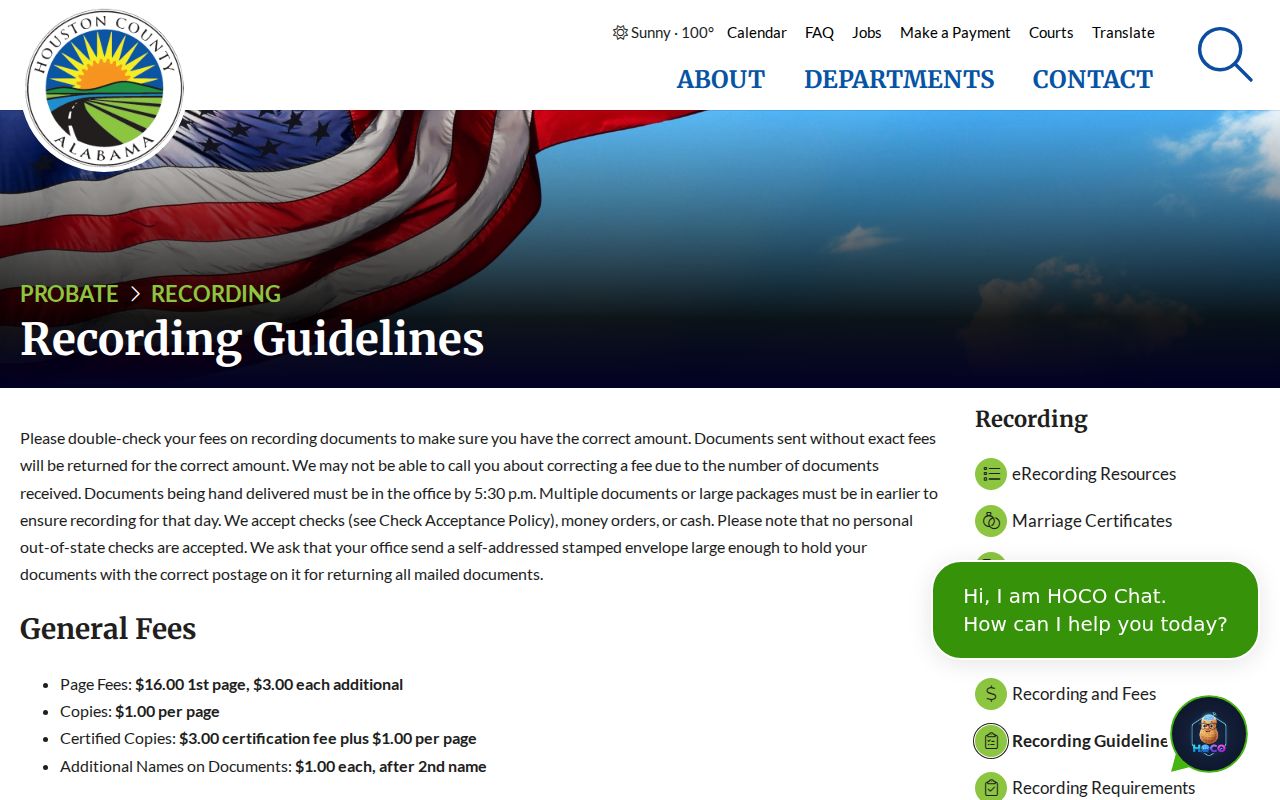 Houston County deed guidelines for tracing Dothan previous residents